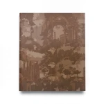 Italian Wall Covering Brown Color, Length 10m, Width 1.06m, Model Z44936