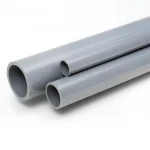 UPVC Pipes National Kham Pressure 10 Bar Outside Diameter 160 mm Thickness 7.7 mm Gray Colour