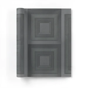 Geometric Wall Decoration 10m×1.06m Dark Gray Color