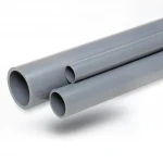 مواسير UPVC الوطنى ضغط 10 بار  قطر خارجي 225 مم سمك 10.8 مم لون رمادي
