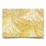 Italian Wall Covering Golden Color, Length 10m, Width 1.06m, Model 82058
