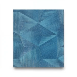 Geometric Wallpaper 10m x 1.06m Blue Color, Model Z21850