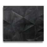 Geometric Wall Covering 10m x 1.06m Black Color, Model Z21852