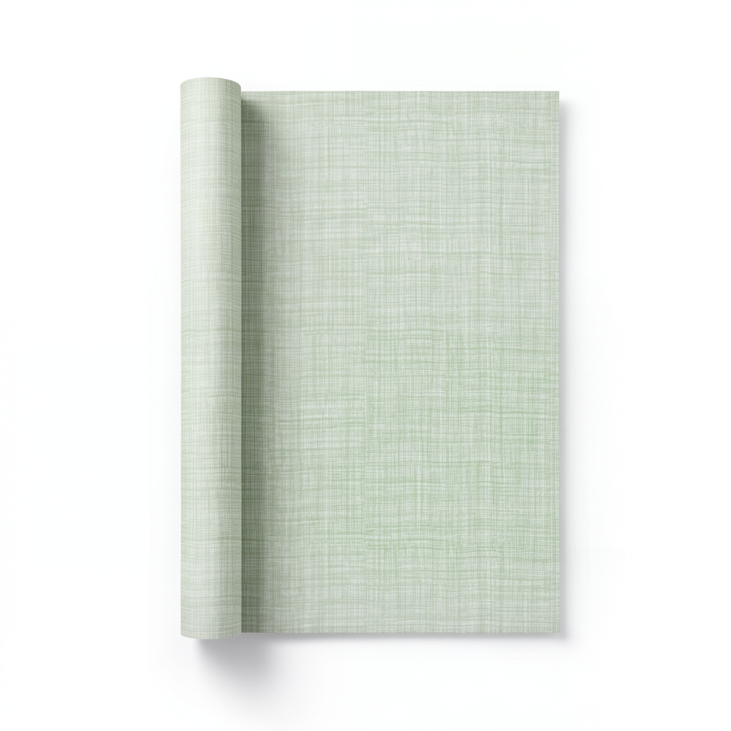 Italian Patterned Wall Size 10m×1.06m Light Green Color, Model Z21840