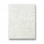 ورق حائط الماني شبابي واطفال مقاس 10 م× 0.53 م، لون أوف وايت مع رمادي، موديل 465907 