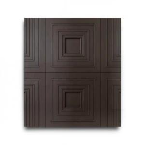 Geometric Wallpaper 10m×1.06m Dark Brown Color, Model Z46028