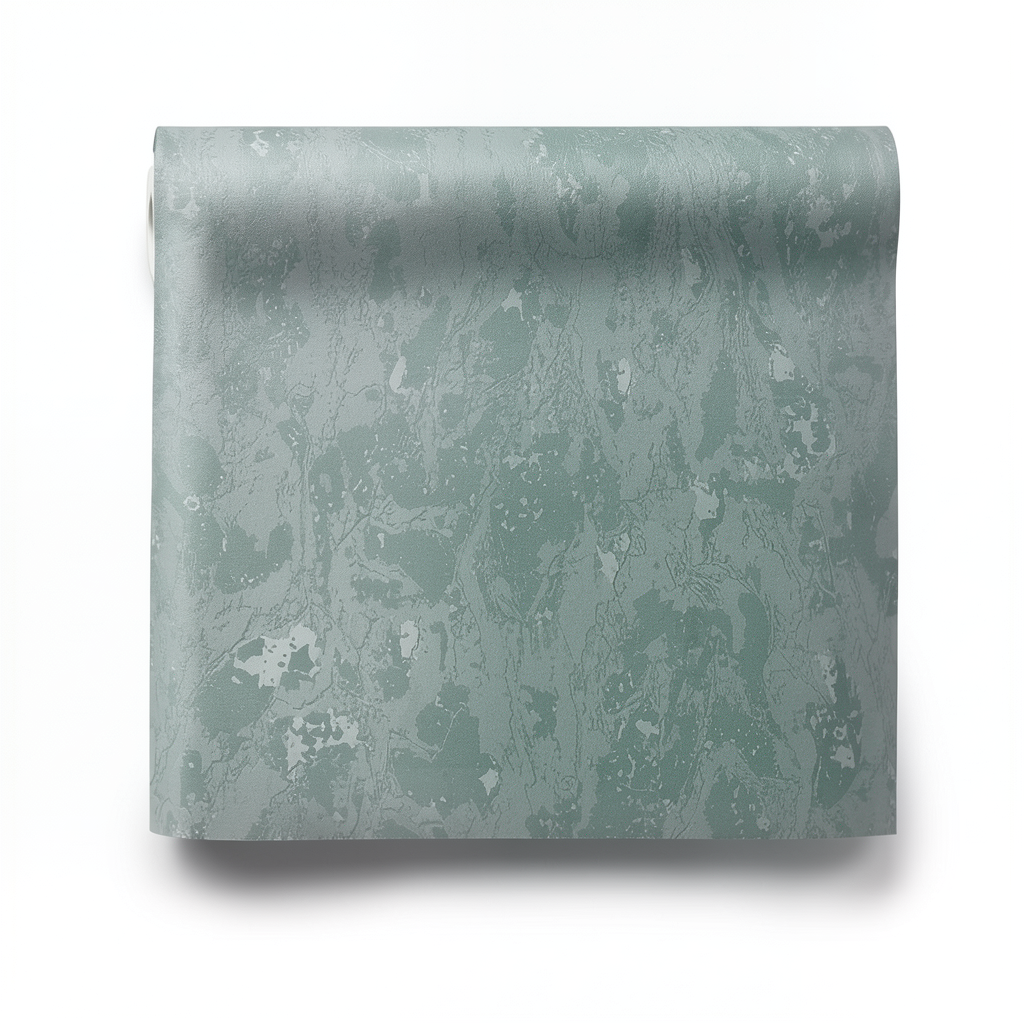 Italian Wallpaper Size 10m×1.06m, Grayish-green Color, Model Z44931
