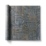 Italian Wallpaper Dark Gray Color, 10m x 1.06m, Model Z44947