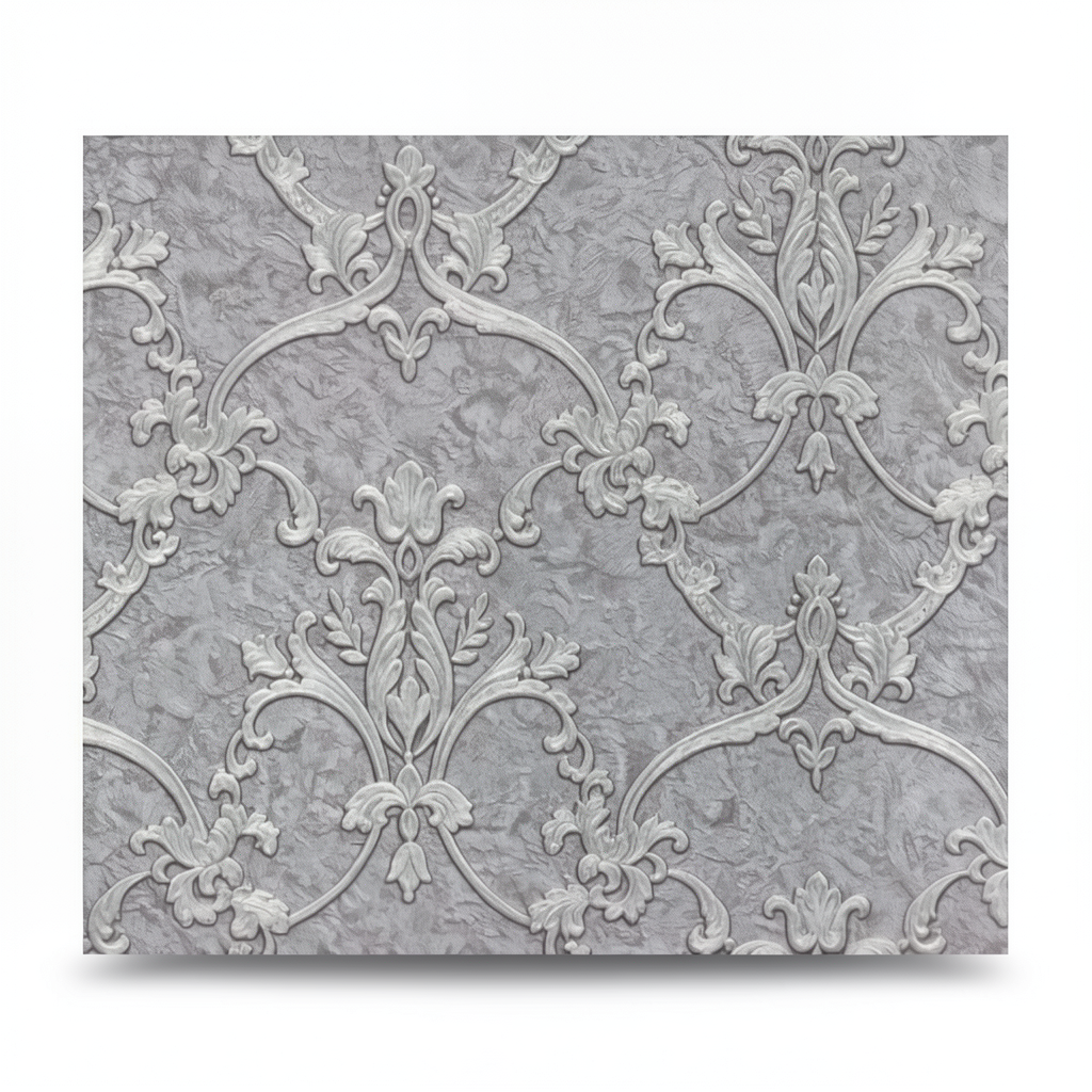 Classic Wall Decoration Gray Color Size 10m×1.06m Model Z46031