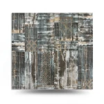 Italian Wall Decoration Dark Gray with Beige, 10m x 1.06m, Model Z44948