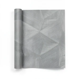 Geometric Wallpaper 10m x 1.06m Gray Color, Model Z21843