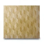 Geometric Wall Covering 10m x 1.06m Golden Brown