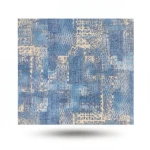 Italian Wall Covering Blue with Beige, 10m Length x 1.06m Width
