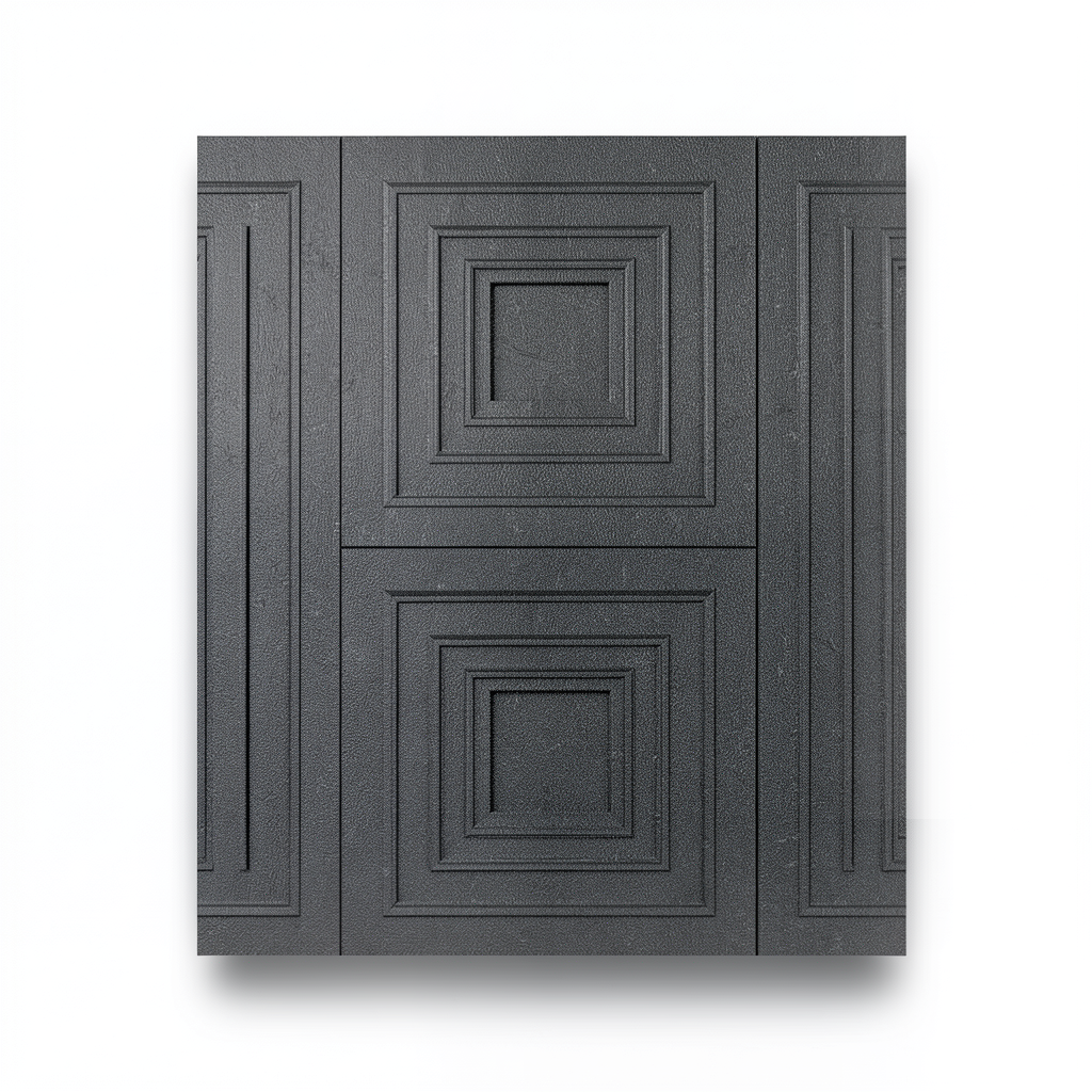 Geometric Wall Decoration 10m×1.06m Dark Gray Color