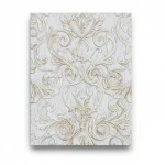 Italian Wall Covering Size 10m×1.06m, Light Gray Color, Model 85003
