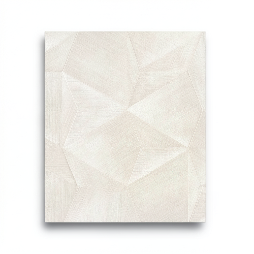 Geometric Wall Covering 10m x 1.06m Light Beige