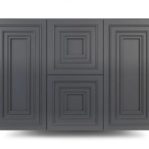 ورق حائط هندسي مقاس 10 م×1.06 م لون رمادي داكن
