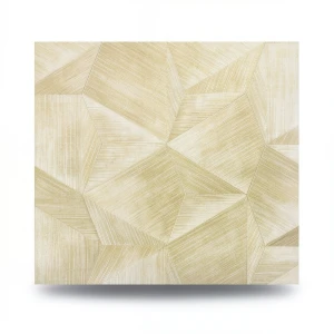 Italian Geometric Wall Decoration 10m×1.06m Beige to Gold