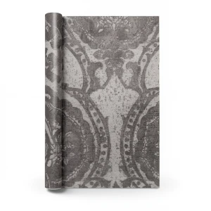Italian Wallpaper 10 m x 0.73 m, Dark Beige Color, Model 310015