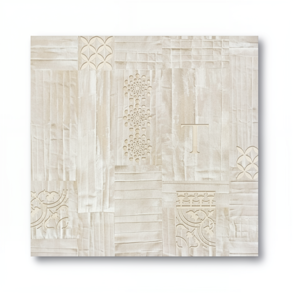 Italian Wallpaper Light Beige Color, 10m x 1.06m, Model Z44944