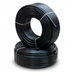 أنابيب HDPE الراجحي PE 63 ضغط 4 بار قطر خارجي 110 مم سمك 4.2 مم لون اسود
