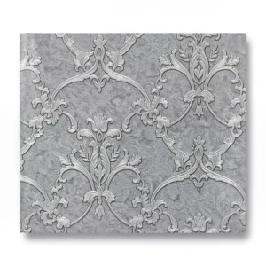Classic Wall Decoration Gray Color Size 10m×1.06m Model Z46031