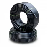 أنابيب HDPE الراجحي PE 63 ضغط 4 بار قطر خارجي 125 مم سمك 4.8 مم لون اسود