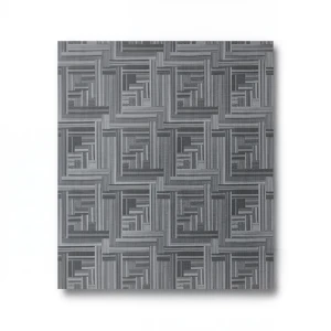 ورق جداري ايطالي لون رمادي غامق 10 م × 1.06 م، موديل Z44928