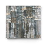 Italian Wall Decoration Dark Gray with Beige, 10m x 1.06m, Model Z44948