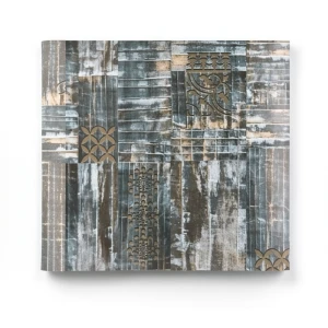 Italian Wall Decoration Dark Gray with Beige, 10m x 1.06m, Model Z44948