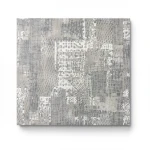 ورق جداري ايطالي لون رمادي مع بيج، 10 م × 1.06 م، موديل Z44954