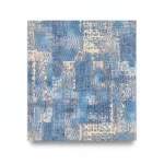 Italian Wall Covering Blue with Beige, 10m Length x 1.06m Width