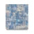 Italian Wall Covering Blue with Beige, 10m Length x 1.06m Width - Image 1