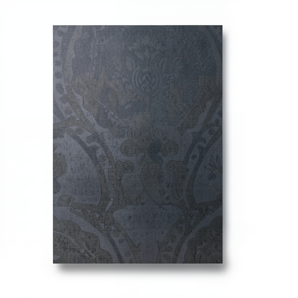 Italian Wallpaper 10m x 0.73m Dark Gray, Model 310013