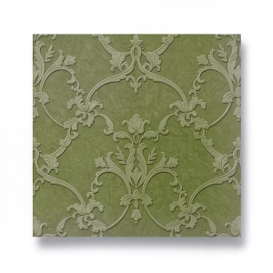 Classic Wall Decoration 10m×1.06m Olive Green Color, Model Z46041