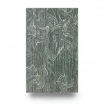 Patterned Wall Covering, Gray on green Color, Length 10m, Width 1.06m, Model 84028  