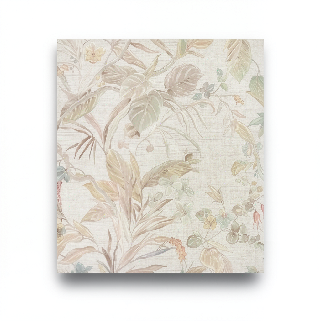Wooded Wall Covering Light Beige, 10m x 1.06m, Model Z21833