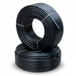 أنابيب HDPE الراجحي PE 100 ضغط 12.5 بار قطر خارجي 25 مم سمك 2 مم لون اسود