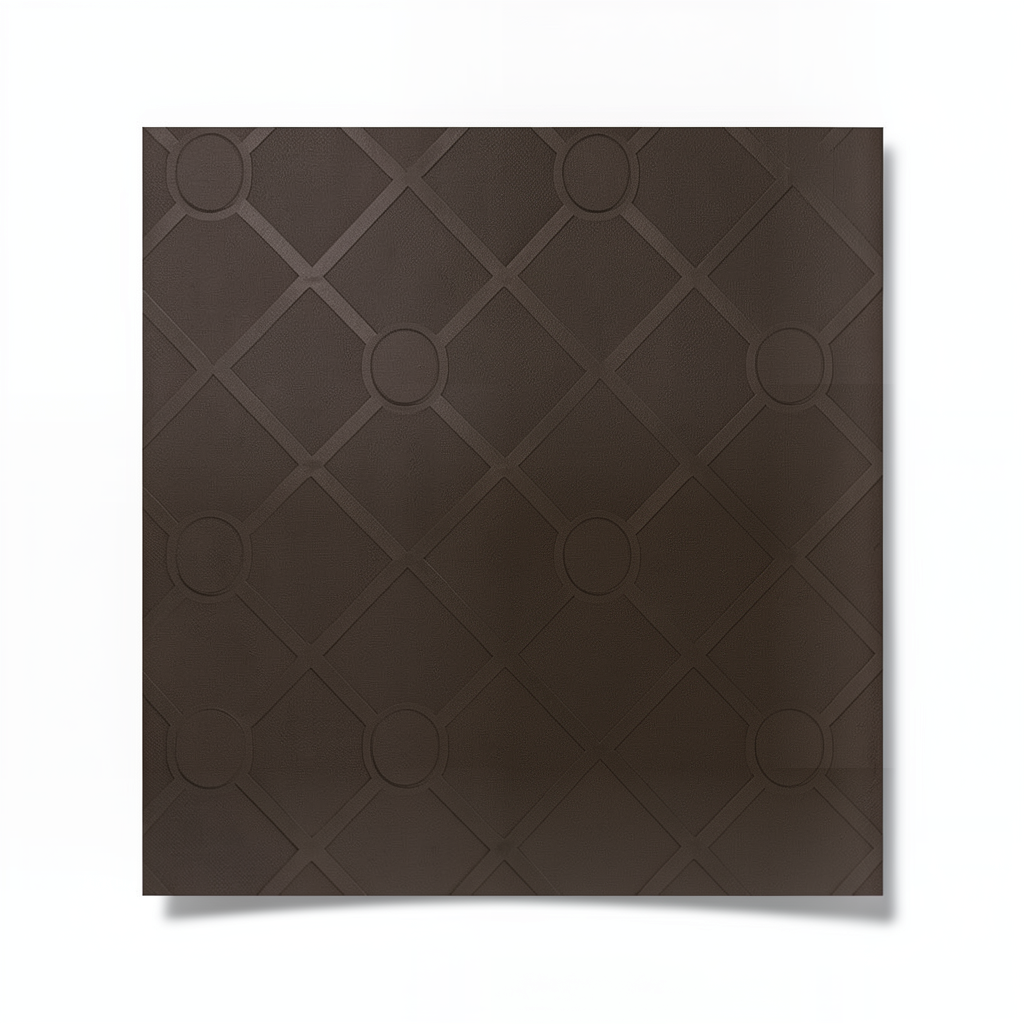 Geometric Wallpaper 10m x 1.06m, Dark Brown Color