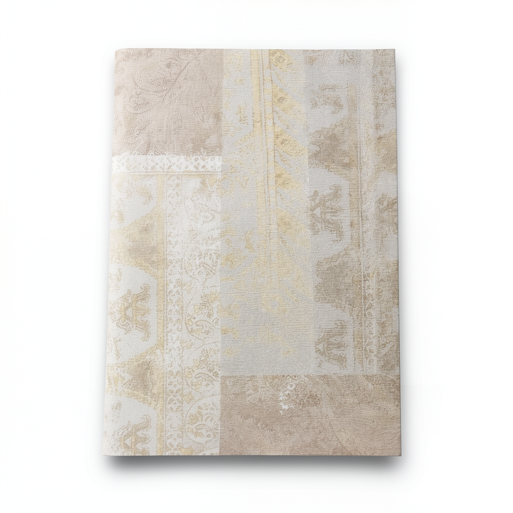Italian Wallpaper 10m x 0.73m Beige, Model 310028