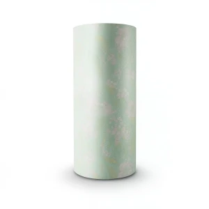 Italian Wallpaper Light Green Color, Length 10m, Width 0.73m, Model 24007