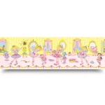Youth and Children Wallpaper 10m x 0.53m Yellow and Pink