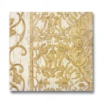 Italian Classic Wall Decoration 10m×1.06m Beige with Gold, Model Z21823