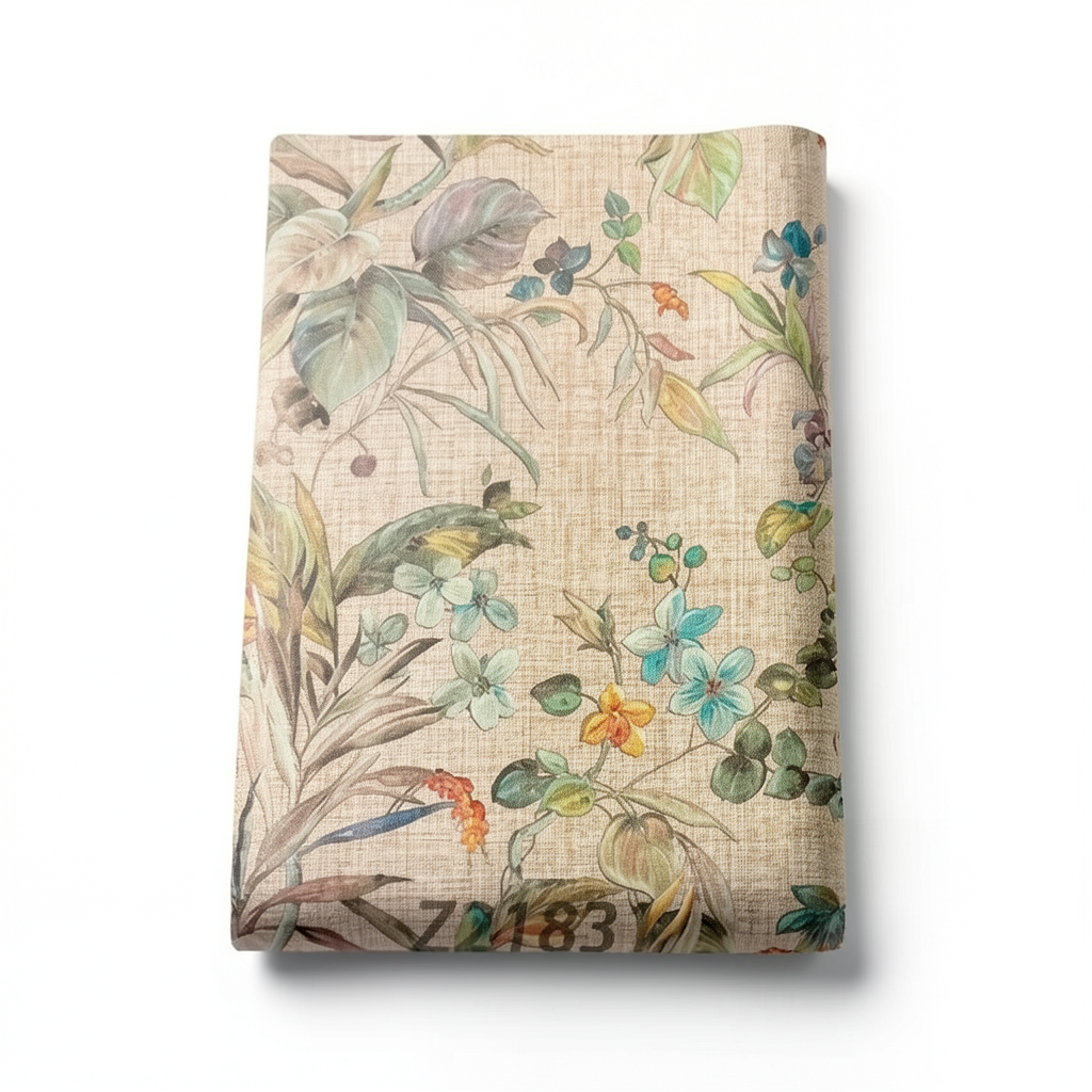 Wooded Wallpaper Beige Color, 10m Length x 1.06m Width, Model Z21831