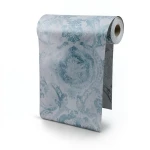 Italian Wallpaper 0.73 x 10 m, Gray Color, Model 310043