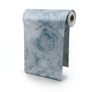 Italian Wallpaper 0.73 x 10 m, Gray Color, Model 310043