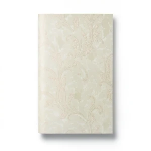 Italian Wallpaper Leaf-Patterned 10m x 0.73m Beige Color, Model 24012