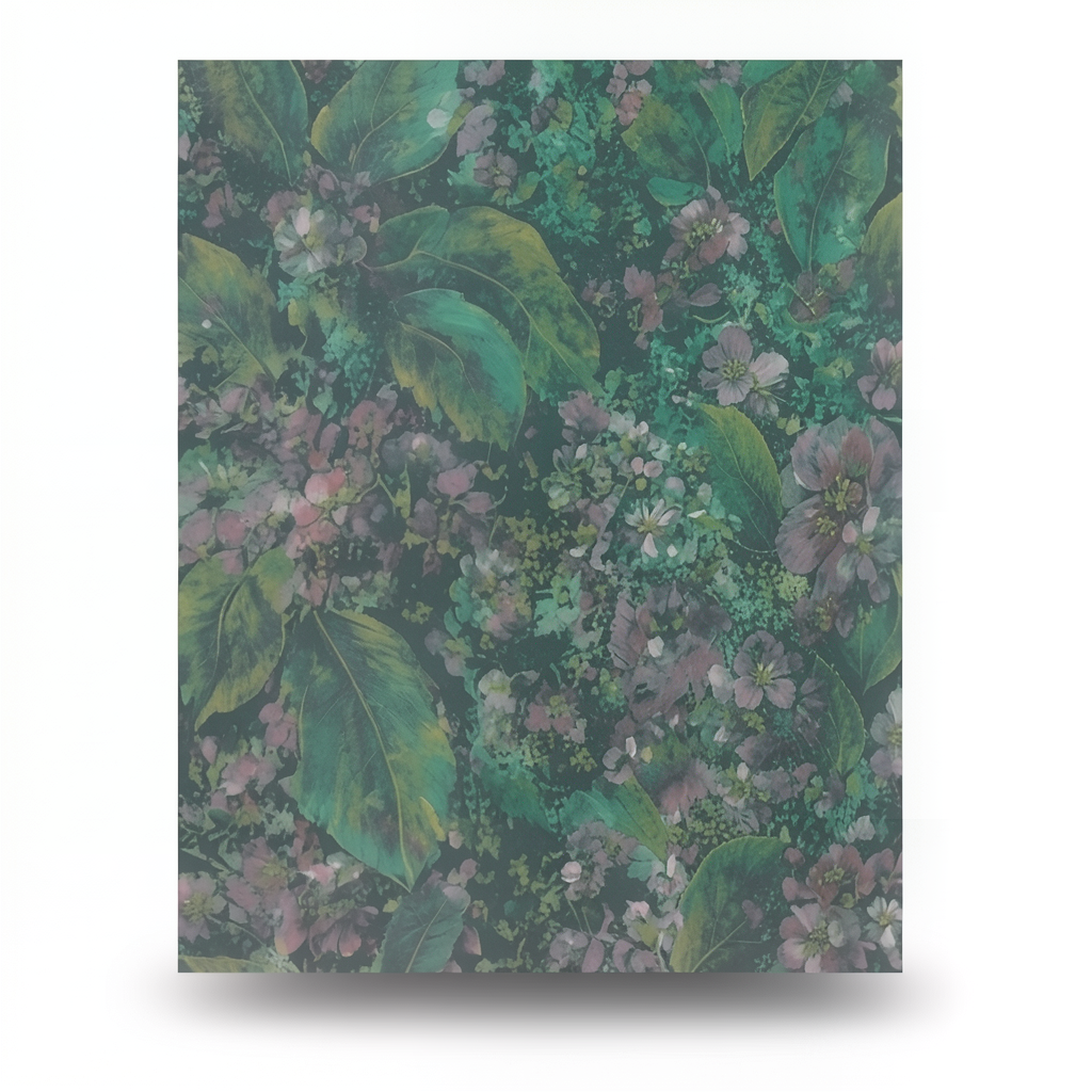 Italian Wallpaper 10m×0.73m Green Color, Model 24009