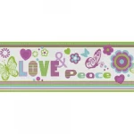 German wall Covering for youth and children, size 10 m x 0.53 m, multicolor, model 478518 