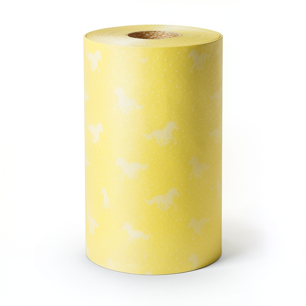 Youth and Children Wall Covering 10m x 0.53m, Yellow Color